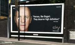 Billboard advertising Sky's HDTV