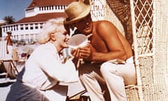 Marilyn Monroe and Tony Curtis on the set of Some Like It Hot