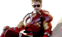 Robert Downey Jr in Iron Man 2