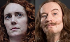Casting the news composite: Rebekah Brooks and Mark Gatiss
