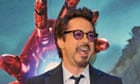 Robert Downey Jr at the Avengers Assemble premiere in Westfield