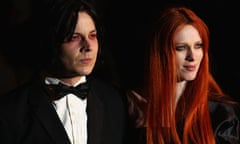 Jack White with now ex-wife Karen Elson