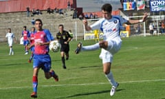 Levski Sofia's Bozhidar Kraev, right, has already had a spell training with Juventus