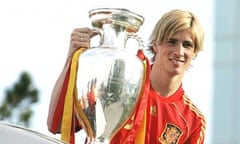 Torres with Euro trophy