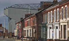 Anfield, home of Liverpool FC