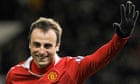 Manchester United's Dimitar Berbatov celebrates scoring his fifth goal