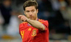 Xabi Alonso of Spain