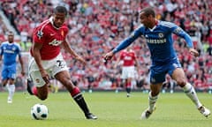 Antonio Valencia and Ashley Cole