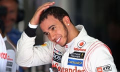Lewis Hamilton all smiles at the Brazilian Grand Prix
