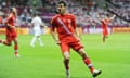 Alan Dzagoev celebrates scoring for Russia