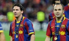 Lionel Messi Andrés Iniesta Barcelona