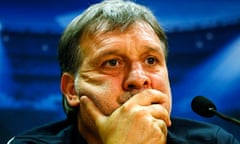 Barcelona's coach Gerardo Martino