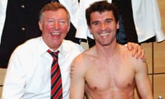 Roy Keane and Alex Ferguson