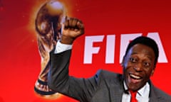 Pelé, who has has been named the best ever World Cup footballer in a Guardian ranking, played in four of the tournaments