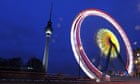 Berlin, Germany: A ferris-wheel at the opening of the Christmas market