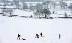 Sledging in West Yorkshire