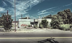 An abandoned car wash in Detroit