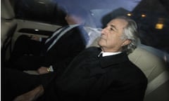 Bernard Madoff after a court appearance in January 2009.