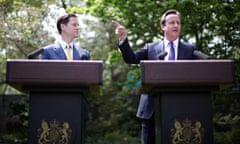 David Cameron and Nick Clegg