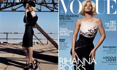 Rihanna on the cover of this November's Vogue