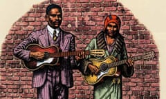 A Detail from Kansas Joe and Memphis Minnie