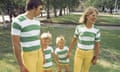 A family in matching clothes, 1971