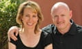 Gabrielle Giffords with her husband, Nasa astronaut Mark Kelly, in April 2010.