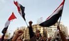 Egyptian anti-government protesters shout slogans inCairo's Tahrir Square