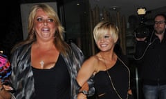 Kerry Katona with Claire Powell