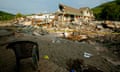 Debris after Hurricane Irene