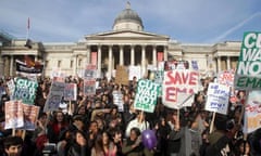 student protest tuition fees