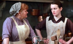 Downton Abbey … Mrs Patmore and the unlucky-in-love Daisy.