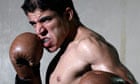 A youth attends a boxing training session in Benghazi