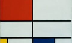 Mondrian composition from 1935
