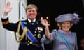 Queen Beatrix and her son Crown-Prince Willem-Alexander