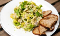 Angela Hartnett's crab and svocado salad.