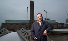 Eyal Ofer outside Tate Modern