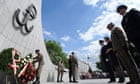 Ewa Kopacz lays a wreath on the Warsaw Uprising anniversary