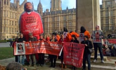 Protest at Westminster