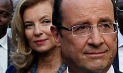 Valérie Trierweiler with French President François Hollande