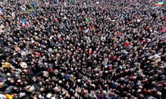 Charlie Hebdo unity rally in Reims, 11 January