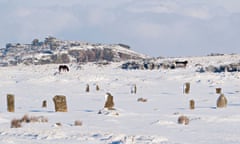 The Hurlers stone circles, Bodmin Moor, Cornwall