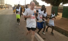 Andrew Potter Parakou marathon