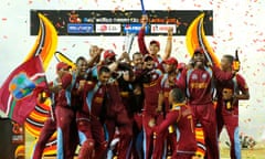 West Indies cricket team celebrate World Twenty20 victory