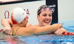 Missy Franklin wins the 100m backstroke