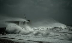 St Jude storm approaching coast