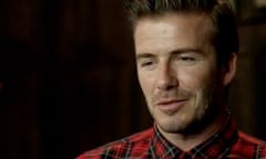 David Beckham in a still from Manchester United documentary The Class of '92