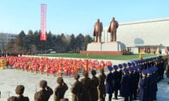 Statues of former leaders unveiled in Wonsan