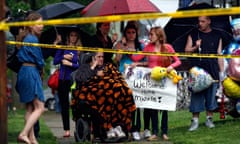 Residents gather at home of Michelle Knight