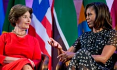 Michelle Obama, Laura Bush open African first ladies' summit